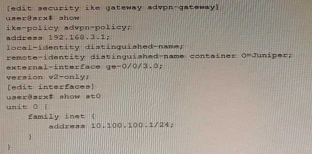 Juniper JN0-636 image Question 43 50930 09182024211303000000