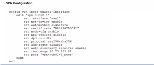 Fortinet NSE8_812 image Question 45 63877670160237517454679