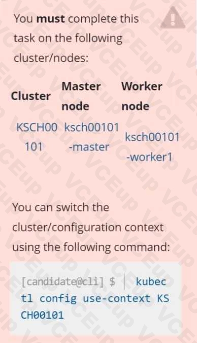 Linux Foundation CKS image Question 44 51522 09182024213140000000