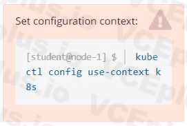 Linux Foundation CKA image Question 58 51437 09182024211423000000