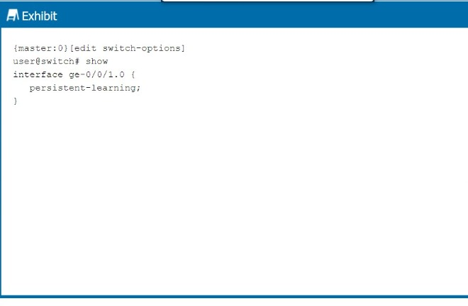 Juniper JN0-280 image Question 58 114328 10102024015501000000