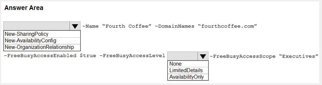 Microsoft MS-203 image Question 31 104364 10052024010521000