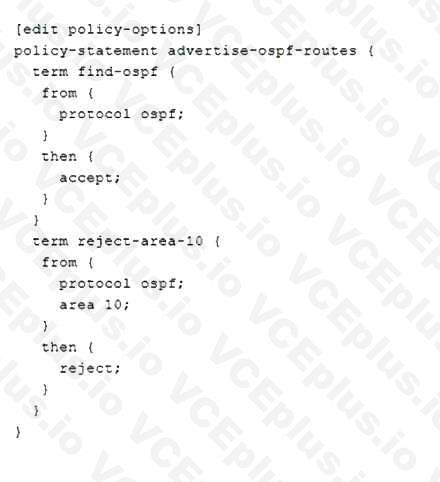 Juniper JN0-649 image Question 37 51039 09182024211314000000
