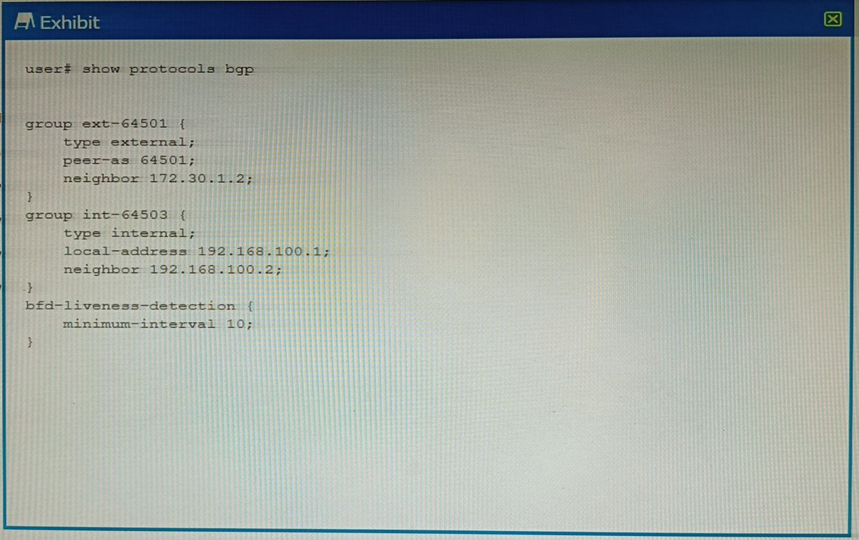 Juniper JN0-351 image Question 25 50621 09182024211207000000
