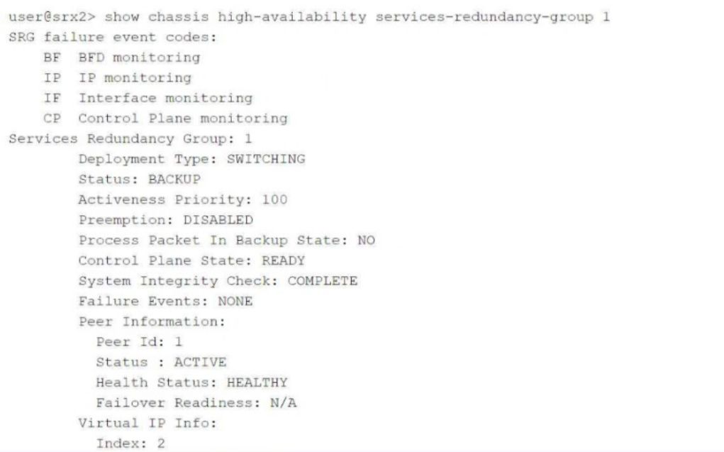 Juniper JN0-637 image Question 75 124792 11012024014440000000