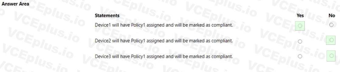Microsoft MD-102 image answer Question 63 103659 10052024010409000