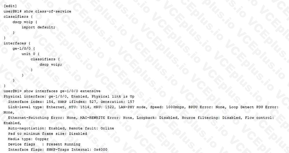 Juniper JN0-649 image Question 17 51019 09182024211314000000