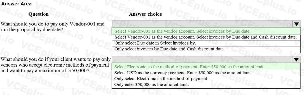 Microsoft MB-310 image answer Question 21 101662 10052024010004000