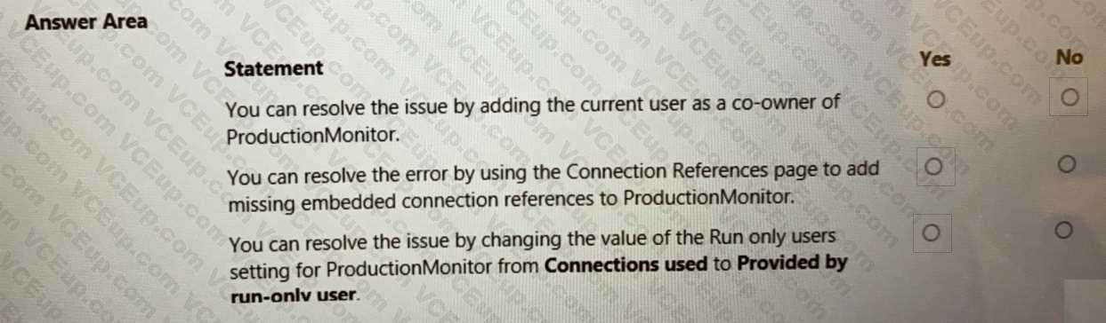 Microsoft PL-500 image Question 19 106952 10052024010751000