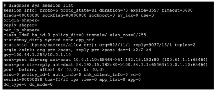 Fortinet NSE7_NST-7.2 image Question 27 27066 09182024190755000000