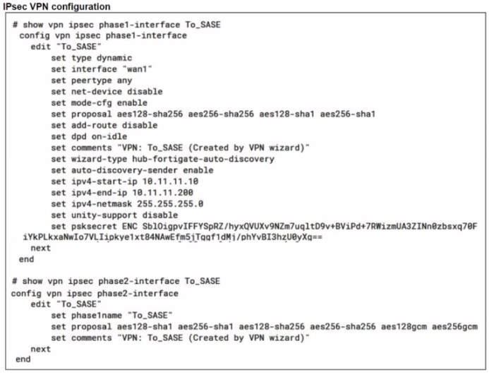 Fortinet FCSS_SASE_AD-24 image Question 19 63878634795917975312044