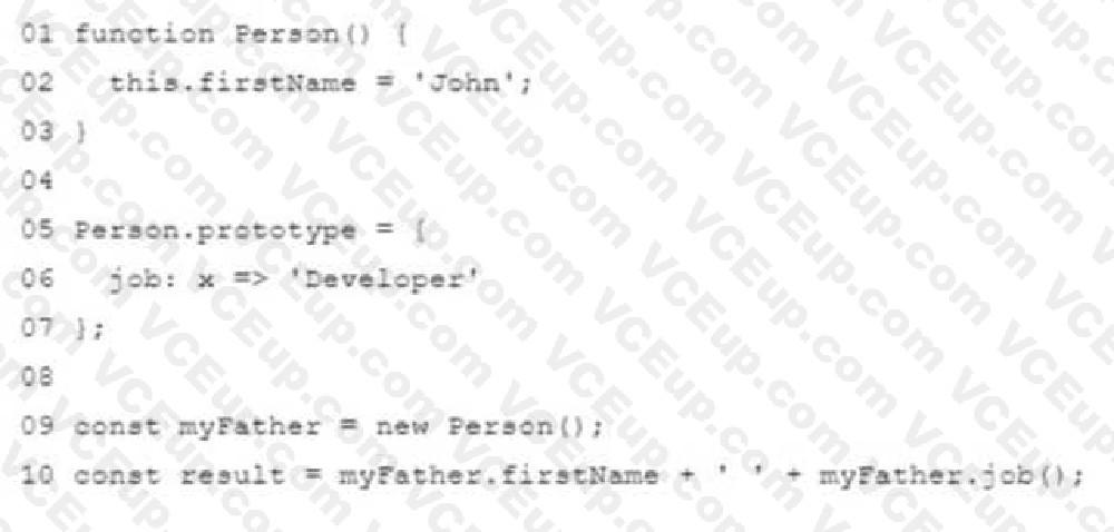 Salesforce Certified JavaScript Developer I image Question 168 63839 09232024002545000000