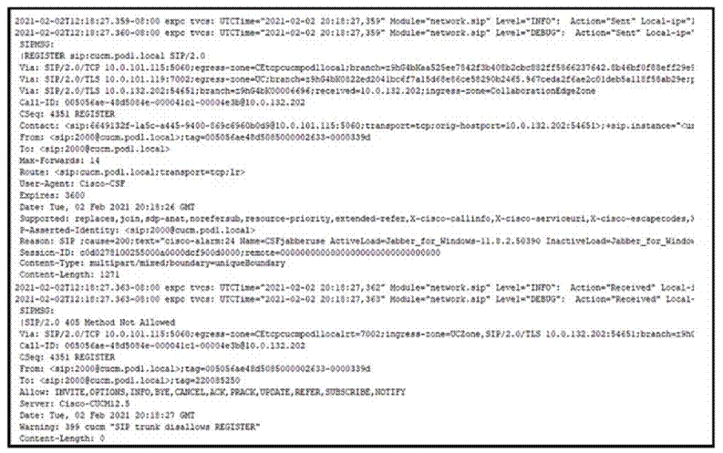 Cisco 300-820 image Question 66 115144 10102024232845000000