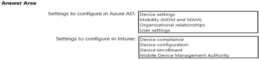 Microsoft MS-102 image Question 28 103925 10052024010457000