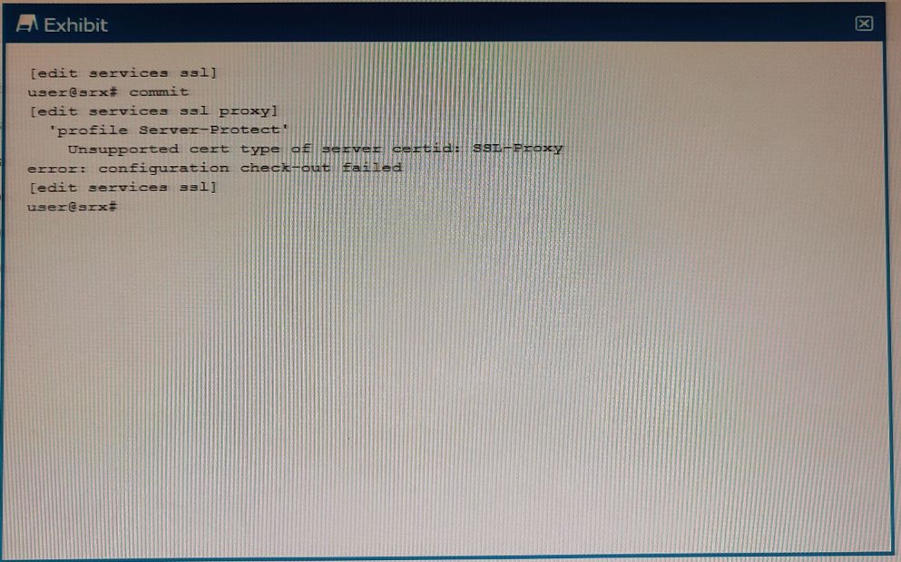 Juniper JN0-335 image Question 55 50553 09182024211155000000