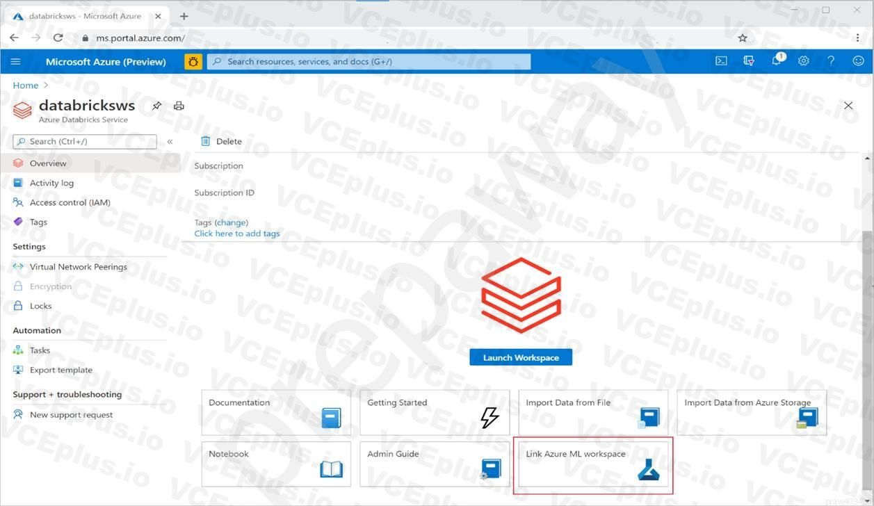 Microsoft DP-100 image Question 207 explanation 63882177402801795642994