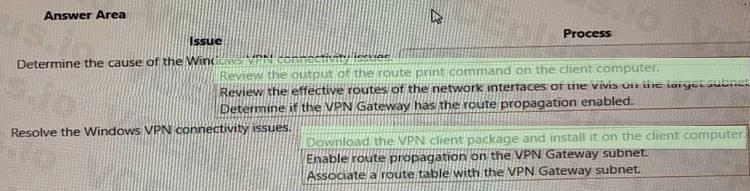 Microsoft AZ-720 image answer Question 11 88089 10022024015601000
