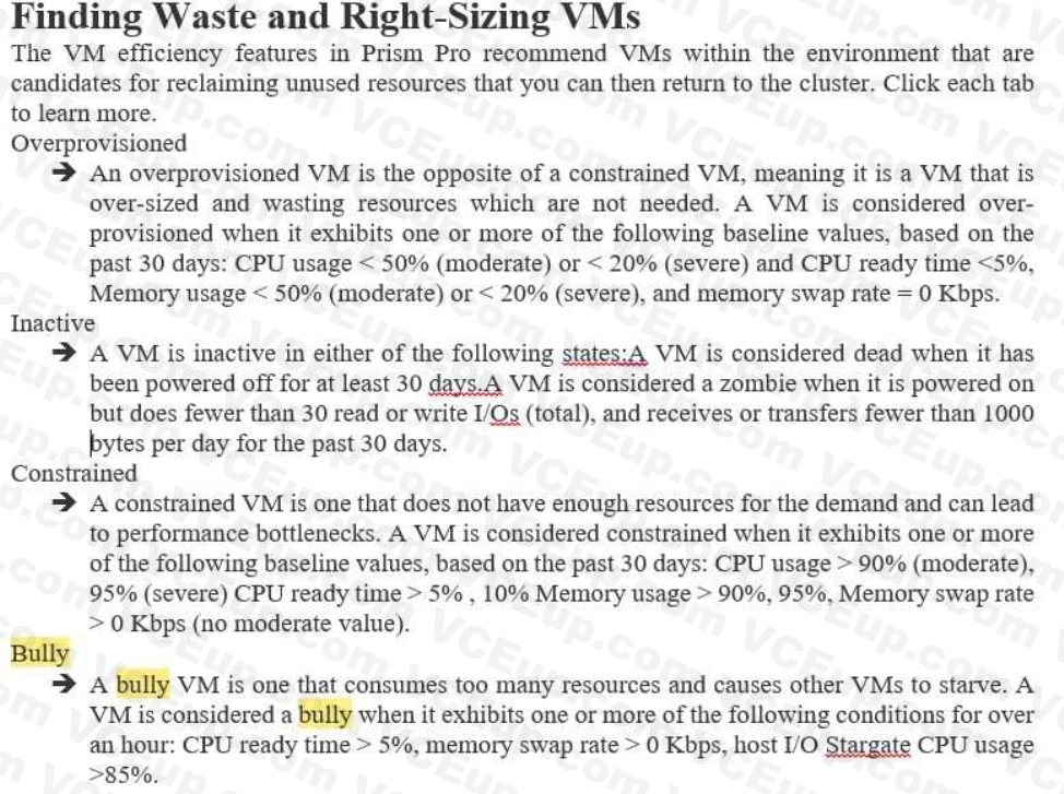 Nutanix NCM-MCI image Question 3 explanation 81015 09232024012120000000