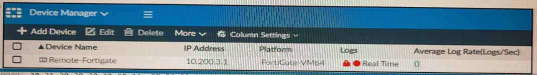 Fortinet NSE5_FAZ-7.2 image Question 134 26421 09182024190350000000