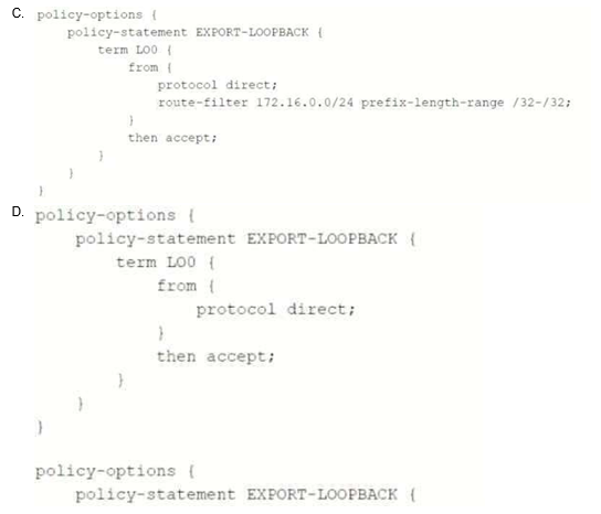 Juniper JN0-682 image Question 102 51262 09182024211347000000