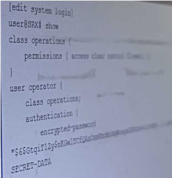 Juniper JN0-636 image Question 102 50989 09182024211303000000