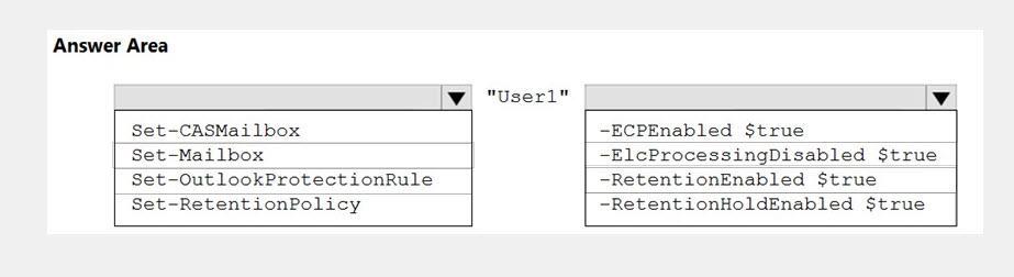 Microsoft MS-203 image Question 54 104387 10052024010521000