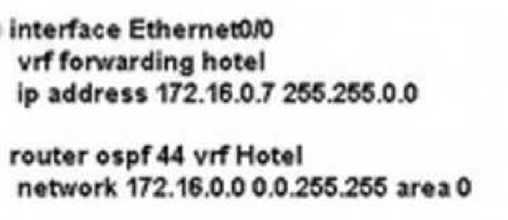 Cisco 350-401 image Question 125 Answer 1 115424 10102024232942000000