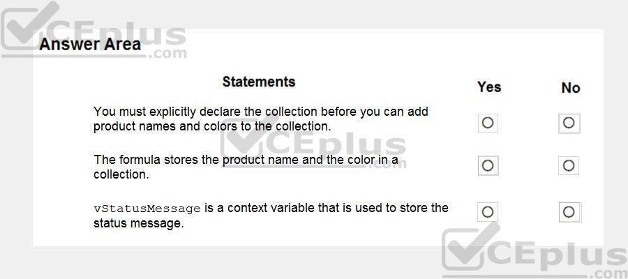 Microsoft PL-100 image Question 42 105735 10052024010645000