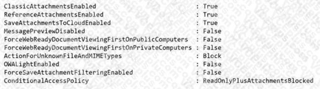Microsoft MS-203 image Question 22 104574 10052024010522000000