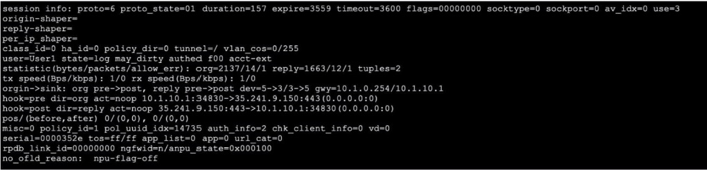 Fortinet FCSS_NST_SE-7.4 image Question 33 120510 10162024014810000000