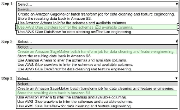 Amazon MLA-C01 image answer Question 7 148934 05272025071351000