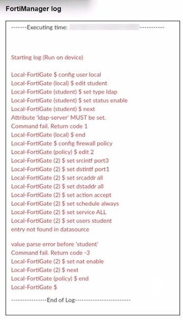 Fortinet FCP_FMG_AD-7.4 image Question 32 26006 09182024185851000000
