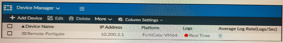 Fortinet FCP_FAZ_AD-7.4 image Question 130 129548 11262024234538000000