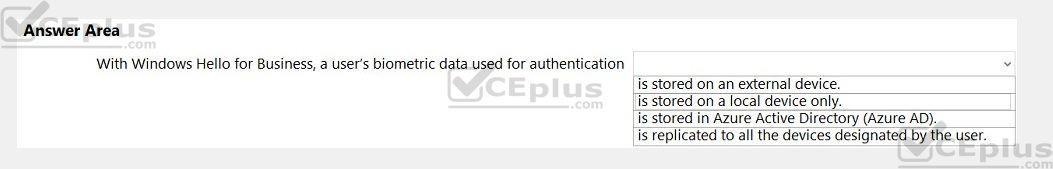 Microsoft SC-900 image Question 12 108659 10052024010936000