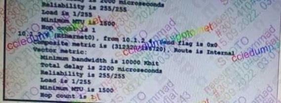 Cisco 300-410 image Question 425 111371 10072024005414000000