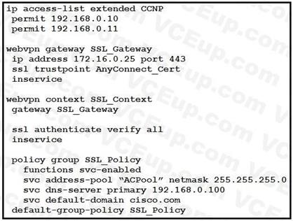 Cisco 300-730 image Question 59 114577 10102024232758000000