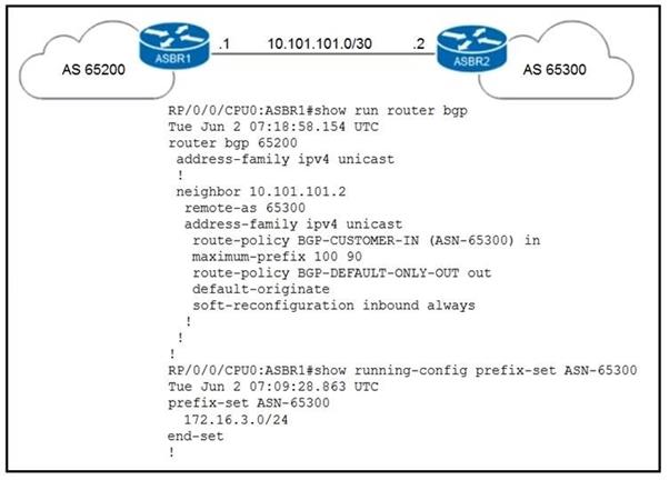 Cisco 350-501 image Question 148 116430 10102024233011000000