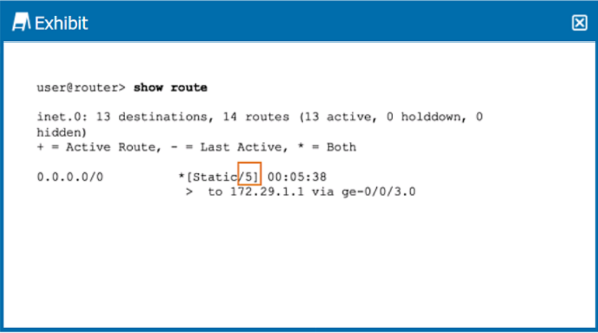 Juniper JN0-105 image Question 77 49989 09182024210934000000