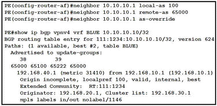 Cisco 300-515 image Question 54 112979 10072024005957000000