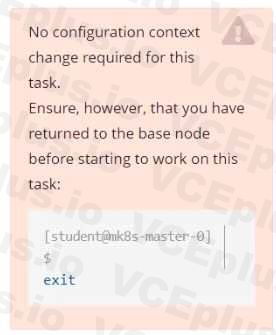 Linux Foundation CKA image Question 52 51431 09182024211423000000