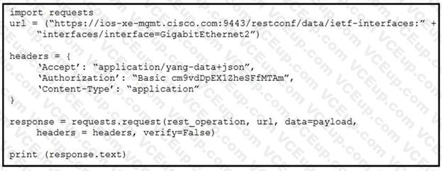 Cisco 350-901 image Question 190 118502 10102024233131000000