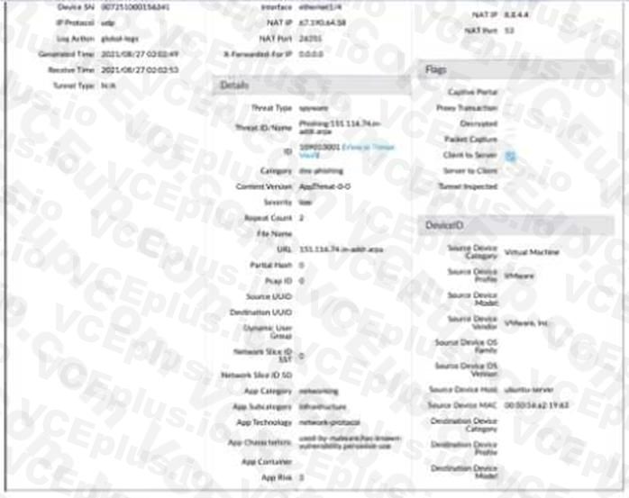 Palo Alto Networks PCNSA image Question 244 54059 09232024001155000000