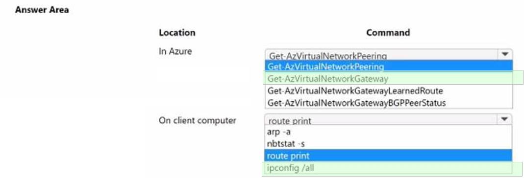 Microsoft AZ-720 image answer Question 22 88100 10022024015601000