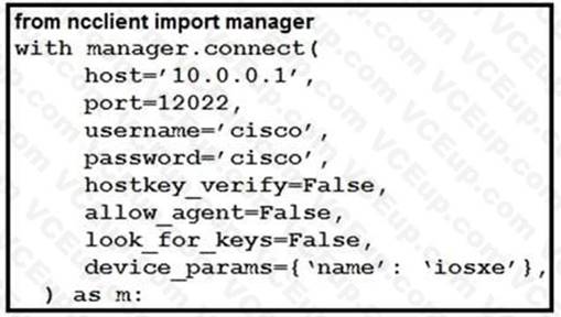Cisco 300-435 image Question 26 112575 10072024005912000000