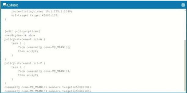 Juniper JN0-682 image Question 32 51192 09182024211347000000