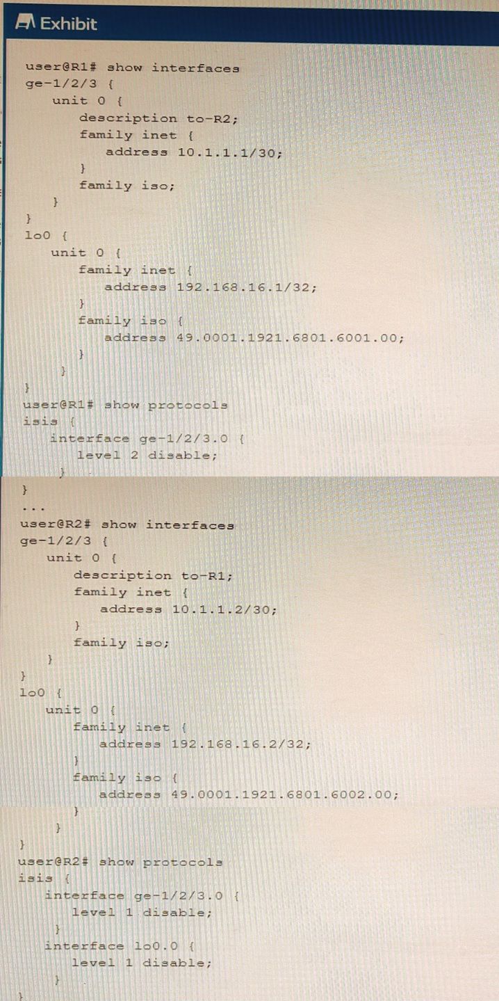 Juniper JN0-664 image Question 25 51092 09182024211332000000