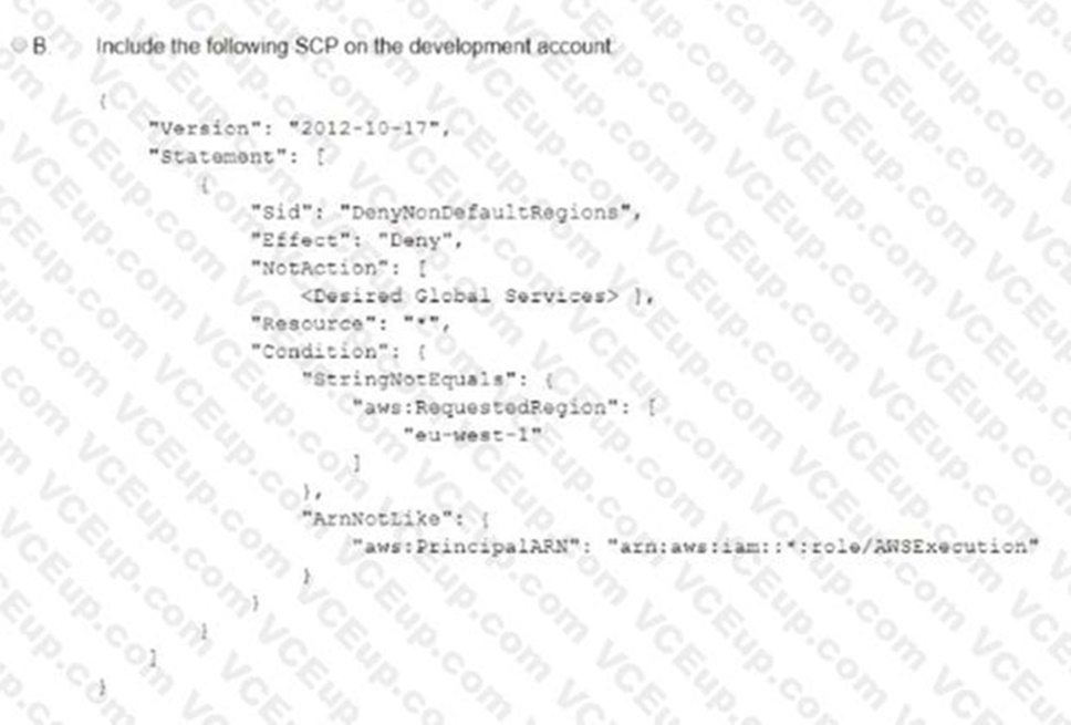 Amazon SCS-C01 image Question 508 7626 09162024005924000000
