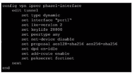 Fortinet NSE7_EFW-7.2 image Question 37 26989 09182024190732000000