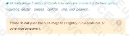 Linux Foundation CKAD image Question 32 51478 09182024212430000000