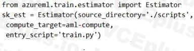 Microsoft DP-100 image Question 112 63882177402426807033944